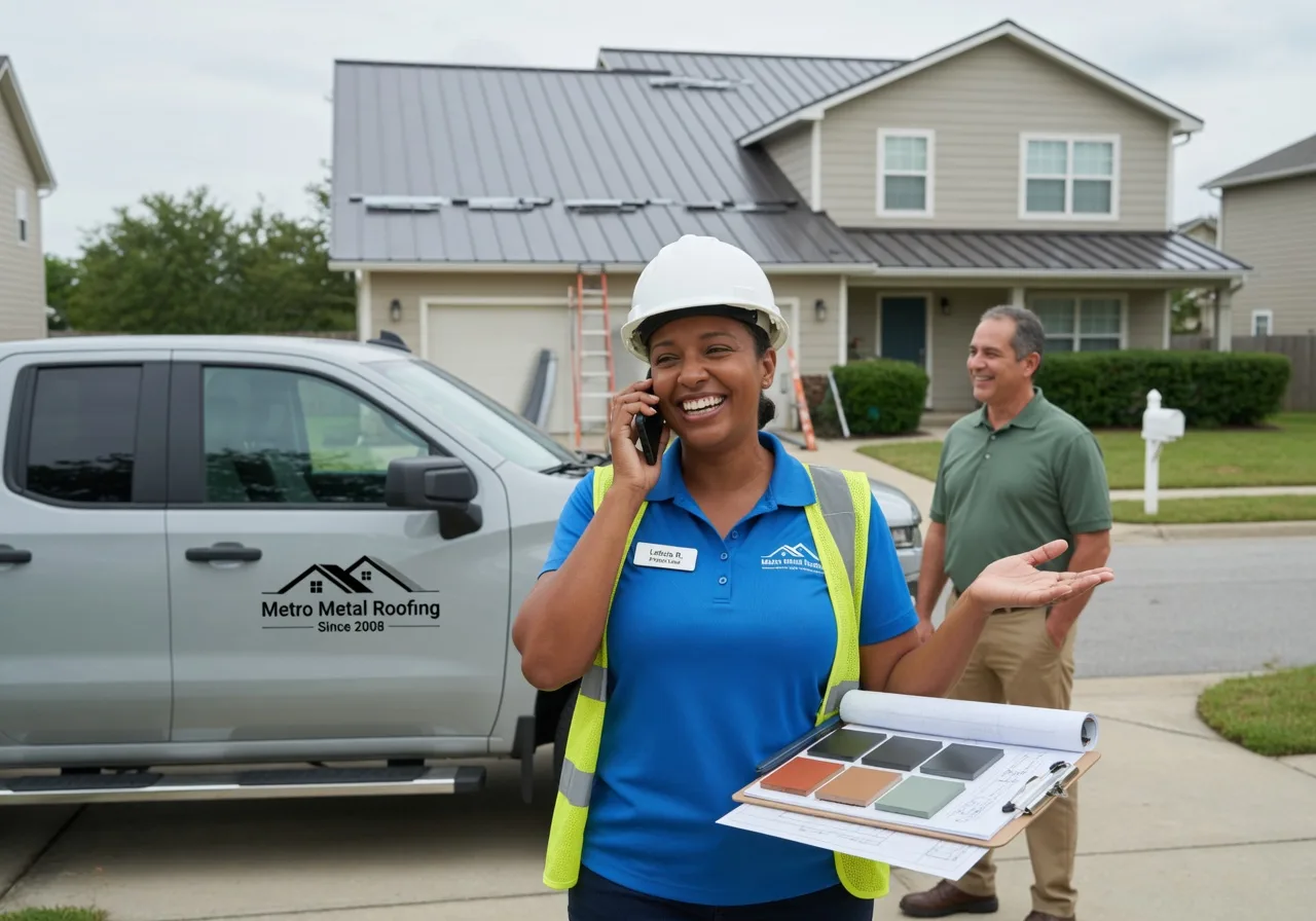 Storm Damage Metal Roof Repair in Moscow, TN